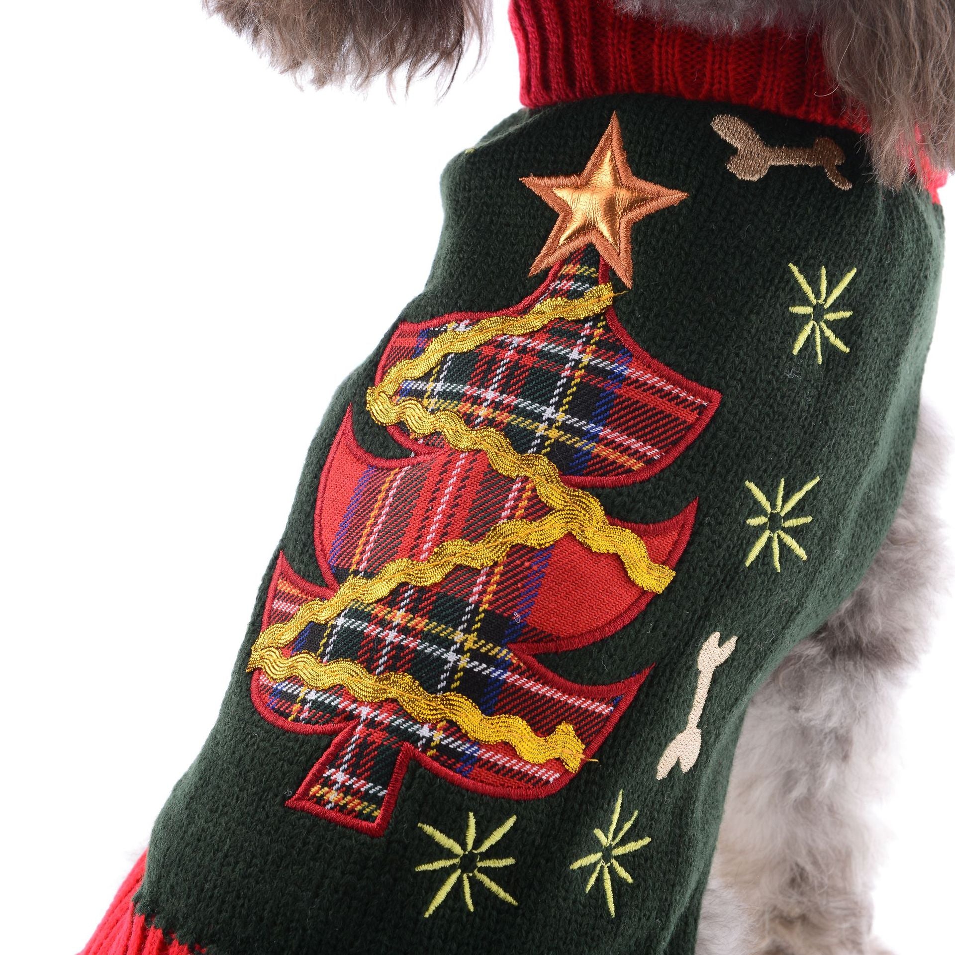 Dog clothes for spring and autumn, Teddy poodle puppy sweaters, New Year and Christmas pet clothes, elk Christmas outfits wholesale