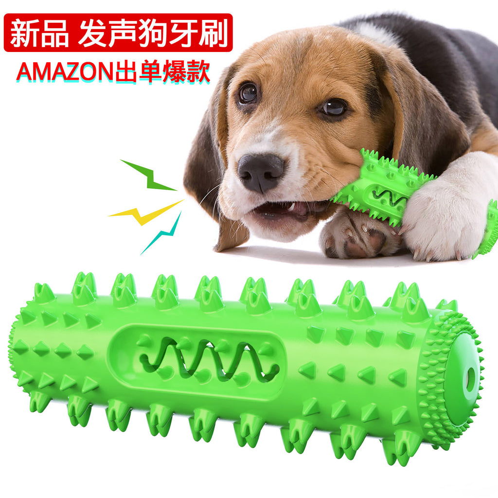 Amazon Pet Sounding Sawtooth Molar Stick Dog Toothbrush Cleaning Ball Vent Biting Dog Toy Dog Pet Supplies