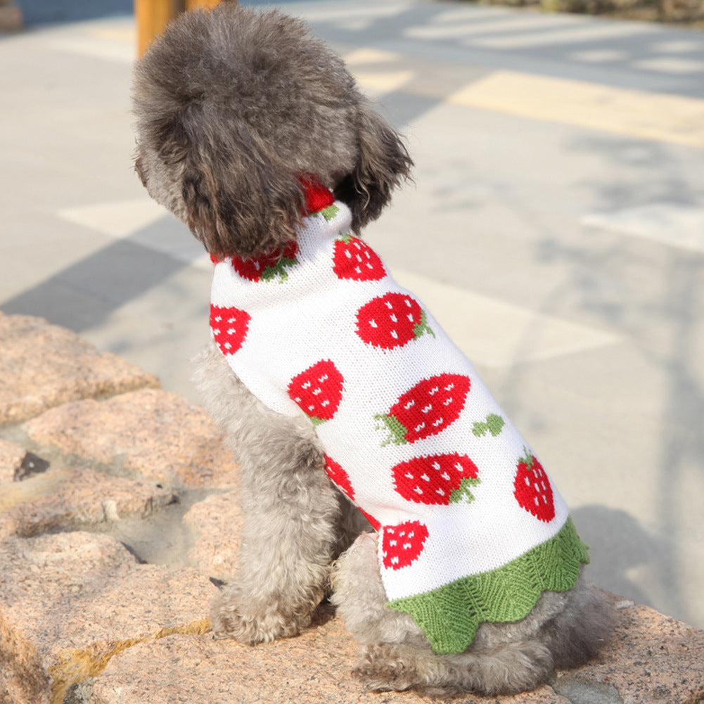 Dog clothes for spring and autumn, Teddy poodle puppy sweaters, New Year and Christmas pet clothes, elk Christmas outfits wholesale