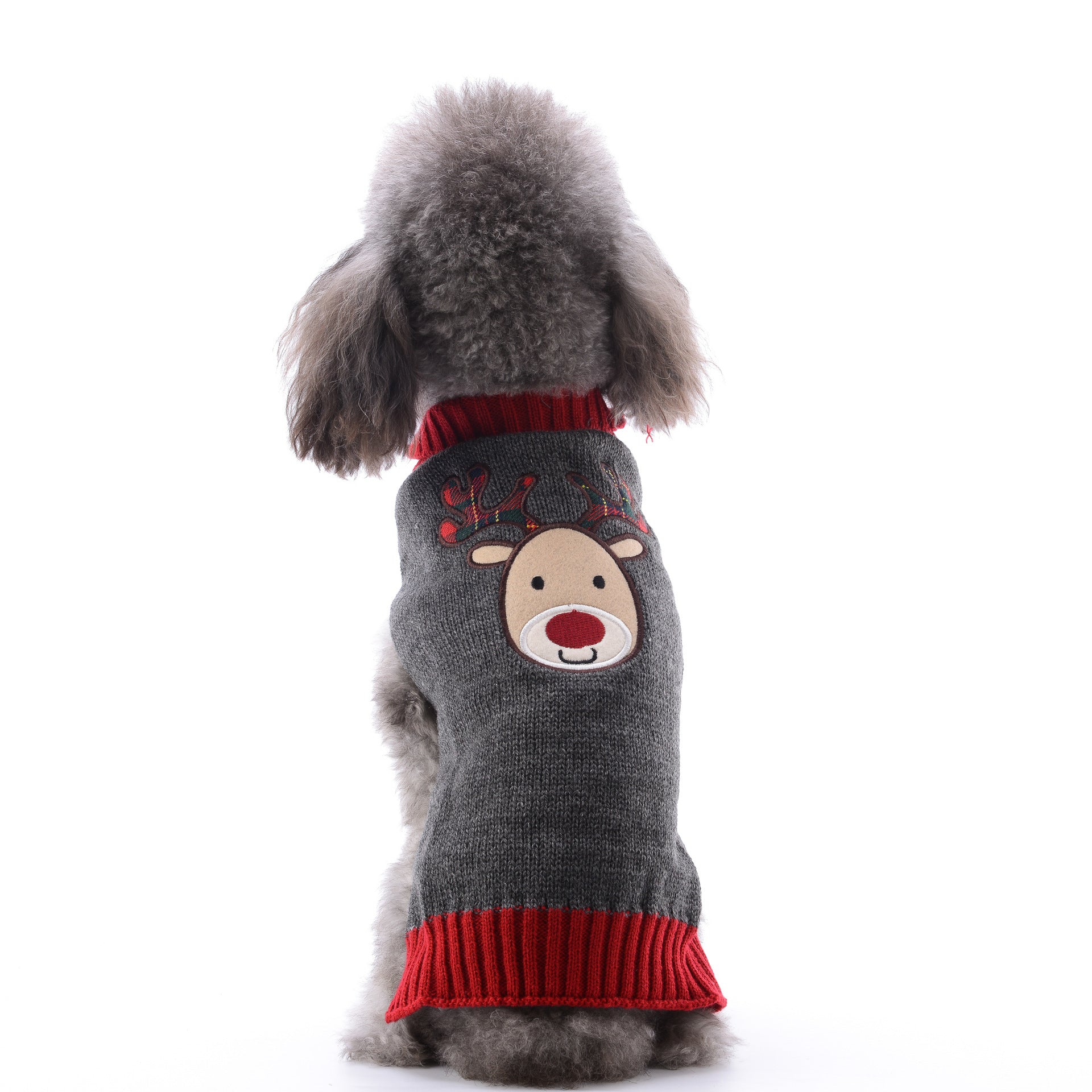 Dog clothes for spring and autumn, Teddy poodle puppy sweaters, New Year and Christmas pet clothes, elk Christmas outfits wholesale