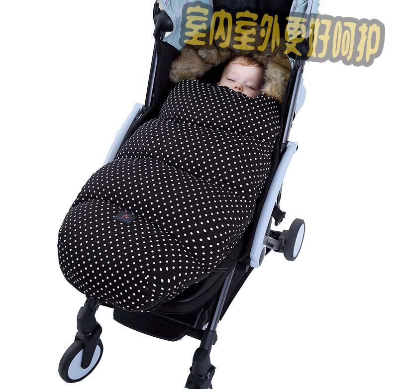 Baby's anti-kick, newborn baby stroller, sleeping bag, safety protection