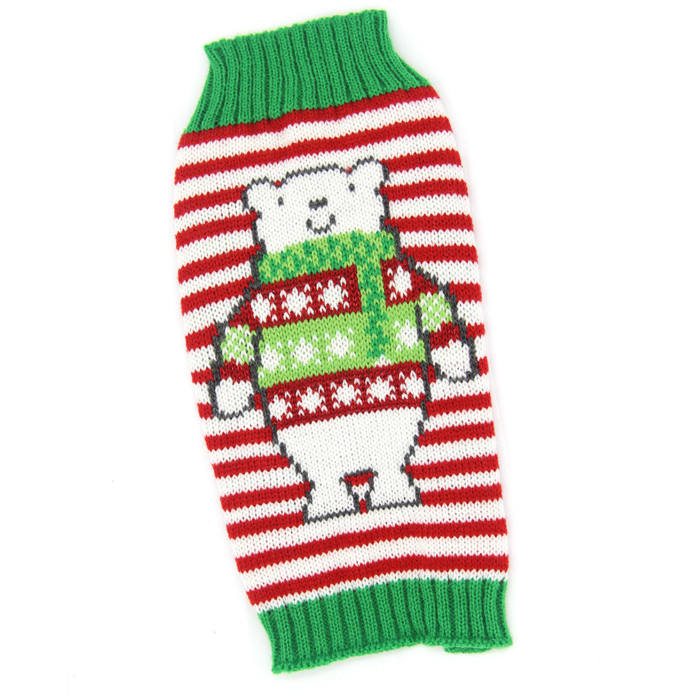 Dog clothes for spring and autumn, Teddy poodle puppy sweaters, New Year and Christmas pet clothes, elk Christmas outfits wholesale