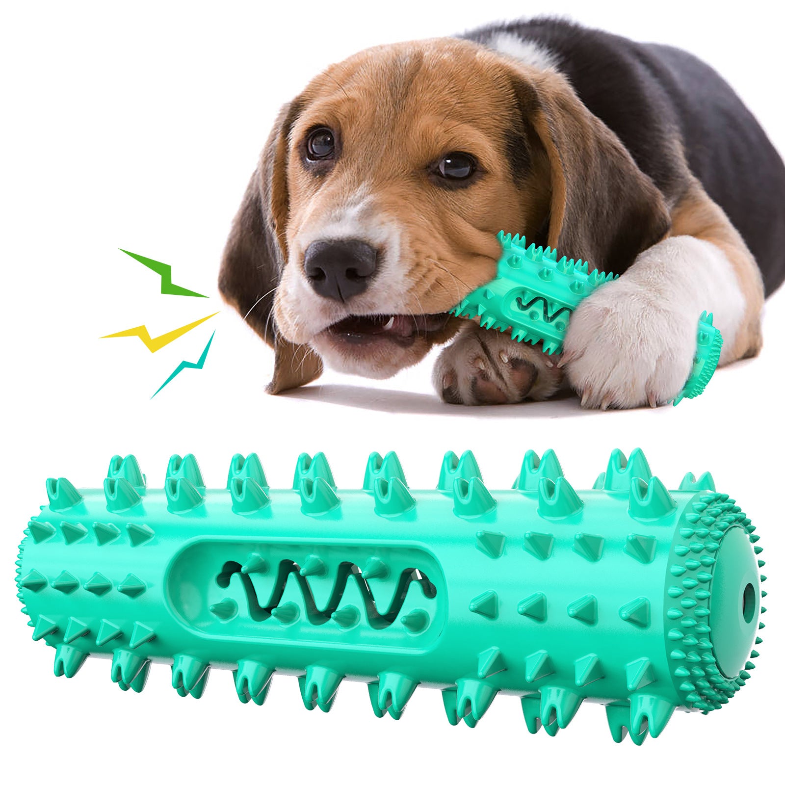 Amazon Pet Sounding Sawtooth Molar Stick Dog Toothbrush Cleaning Ball Vent Biting Dog Toy Dog Pet Supplies