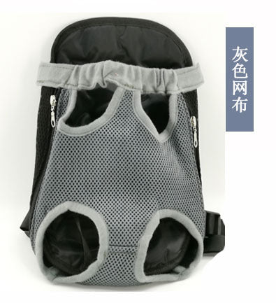 Factory direct pet bag go out carrying bag Breathable chest four-legged bag for cats and dogs Folding dog pet supplies