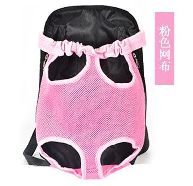 Factory direct pet bag go out carrying bag Breathable chest four-legged bag for cats and dogs Folding dog pet supplies