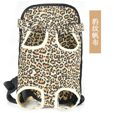 Factory direct pet bag go out carrying bag Breathable chest four-legged bag for cats and dogs Folding dog pet supplies
