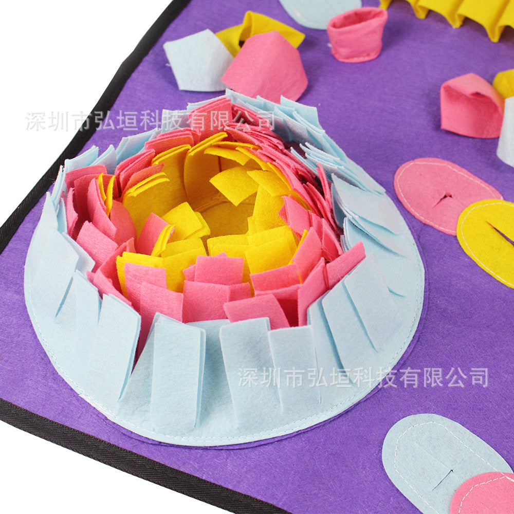 Amazon Foreign Trade New Dog Toy Sniffing Pad Pet Educational Supplies Sniffing Pad Slow Food Training Decompression Supplies