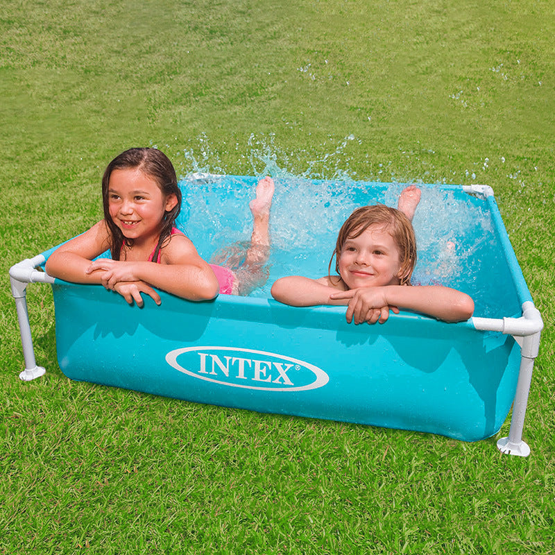 INTEX thickened swimming pool fishing pool inflatable ball pool baby paddling pool swimming pool home with slide swimming pool