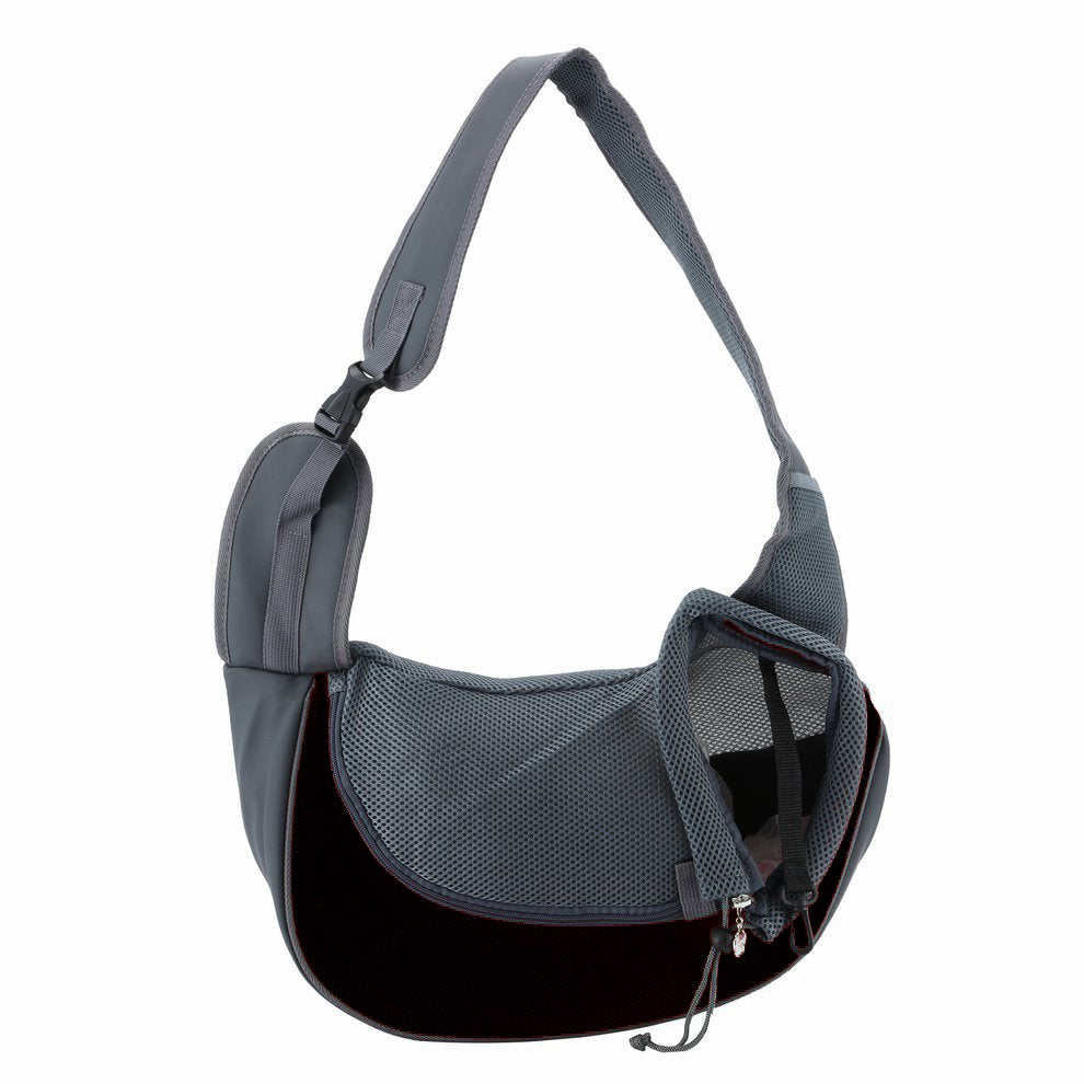 Pet bag Breathable mesh pet backpack Portable diagonal shoulder bag for cat and dog travel Pet supplies direct sales