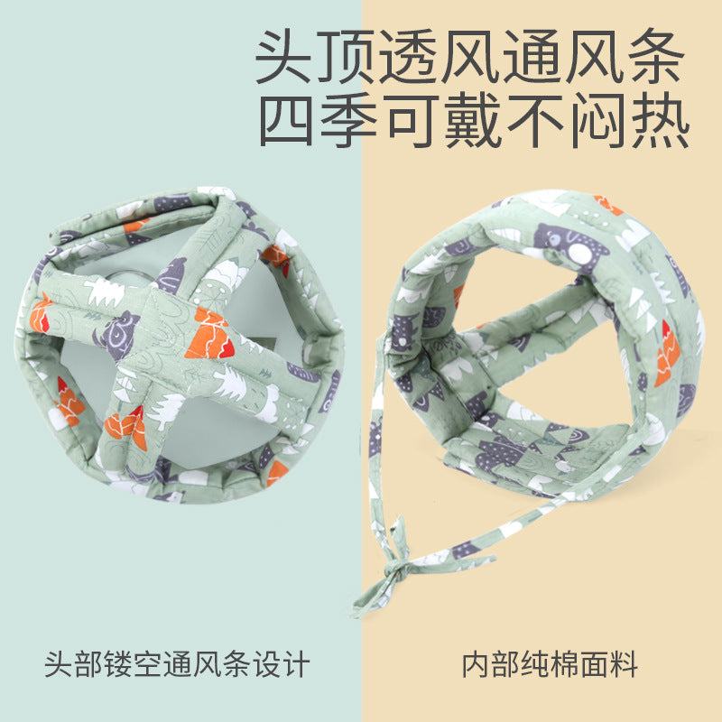 Baby head pillow anti-fall artifact head protection pad summer anti-collision head learning to walk baby four seasons learning to walk hat