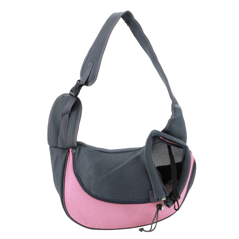 Pet bag Breathable mesh pet backpack Portable diagonal shoulder bag for cat and dog travel Pet supplies direct sales