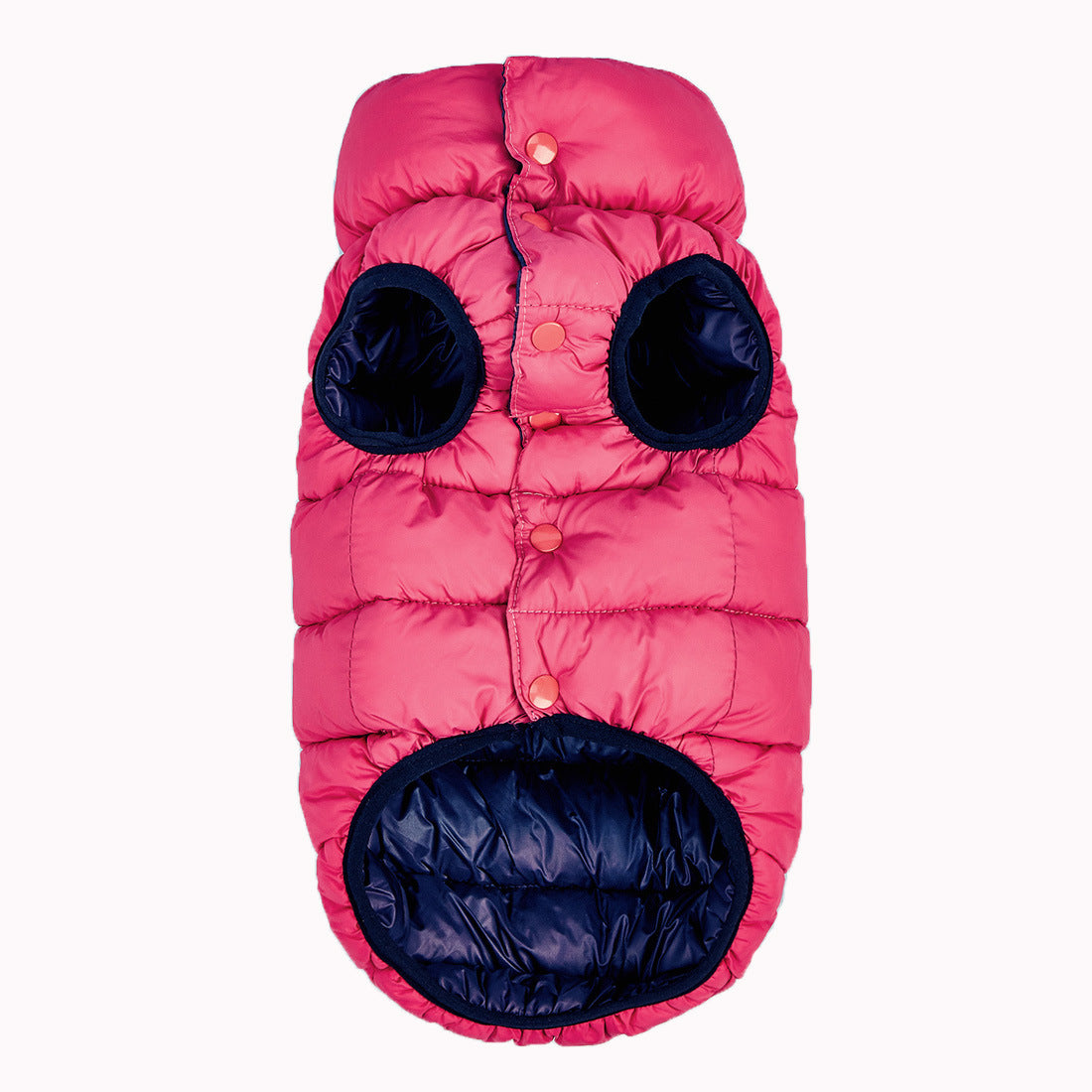 Winter Warm Down Cotton Dog Clothes Both Sides Wear Thickened Vest Nisi Woven Pet Manufacturer Direct Approval