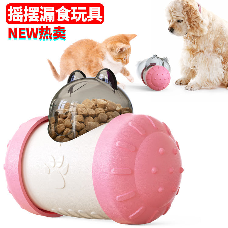 Pet supplies Amazon hot selling tumbler puzzle slow food leaking ball without electric pet dog toy