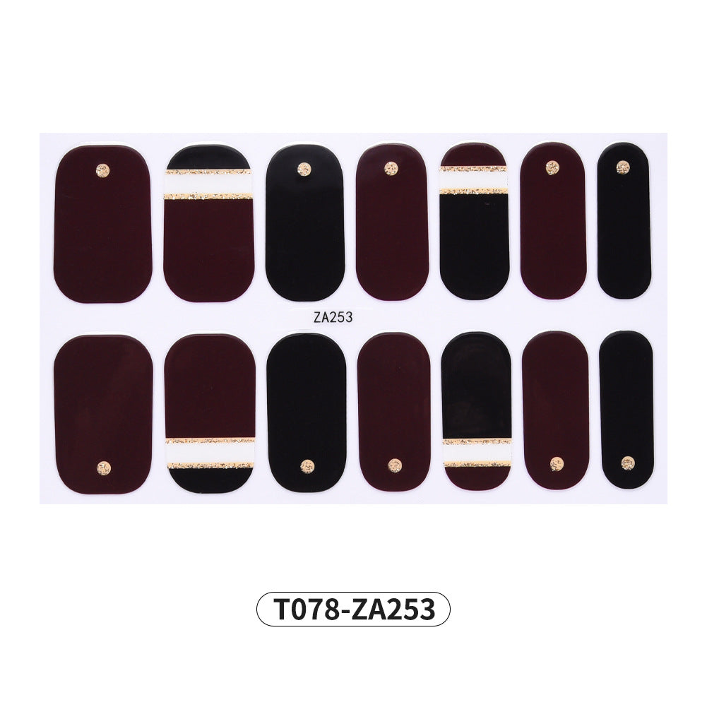 Manicure Halloween theme stickers 12pcs/pack party prom skull 3d funny nail stickers with adhesive