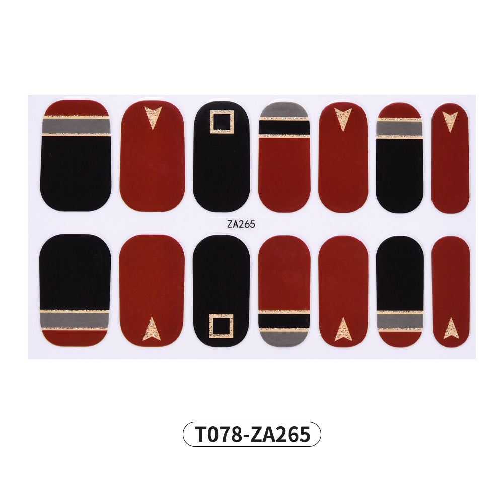 Manicure Halloween theme stickers 12pcs/pack party prom skull 3d funny nail stickers with adhesive