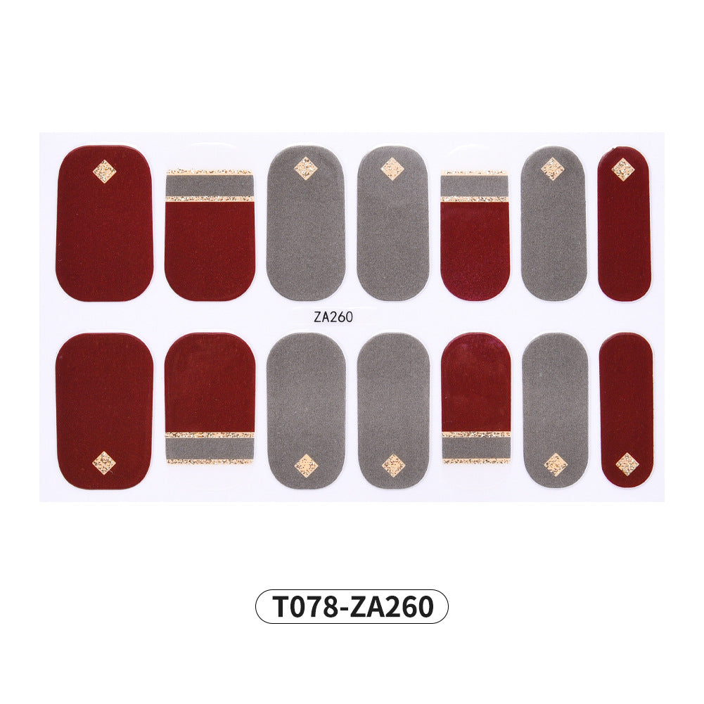 Manicure Halloween theme stickers 12pcs/pack party prom skull 3d funny nail stickers with adhesive