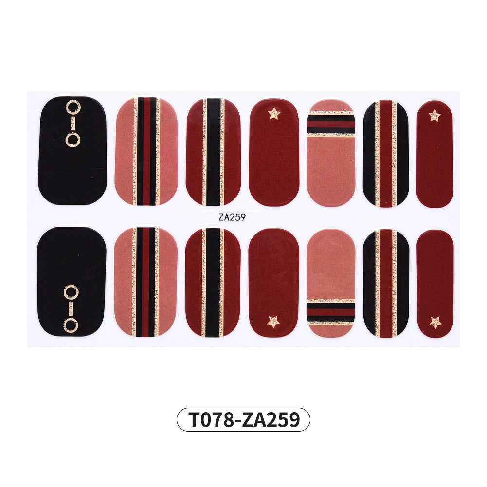 Manicure Halloween theme stickers 12pcs/pack party prom skull 3d funny nail stickers with adhesive