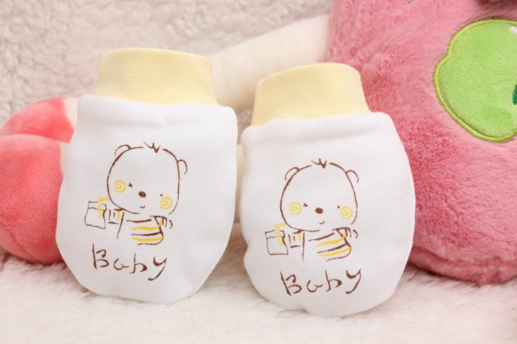 Baby gloves baby products baby gloves newborn cartoon anti-scratch gloves baby gloves