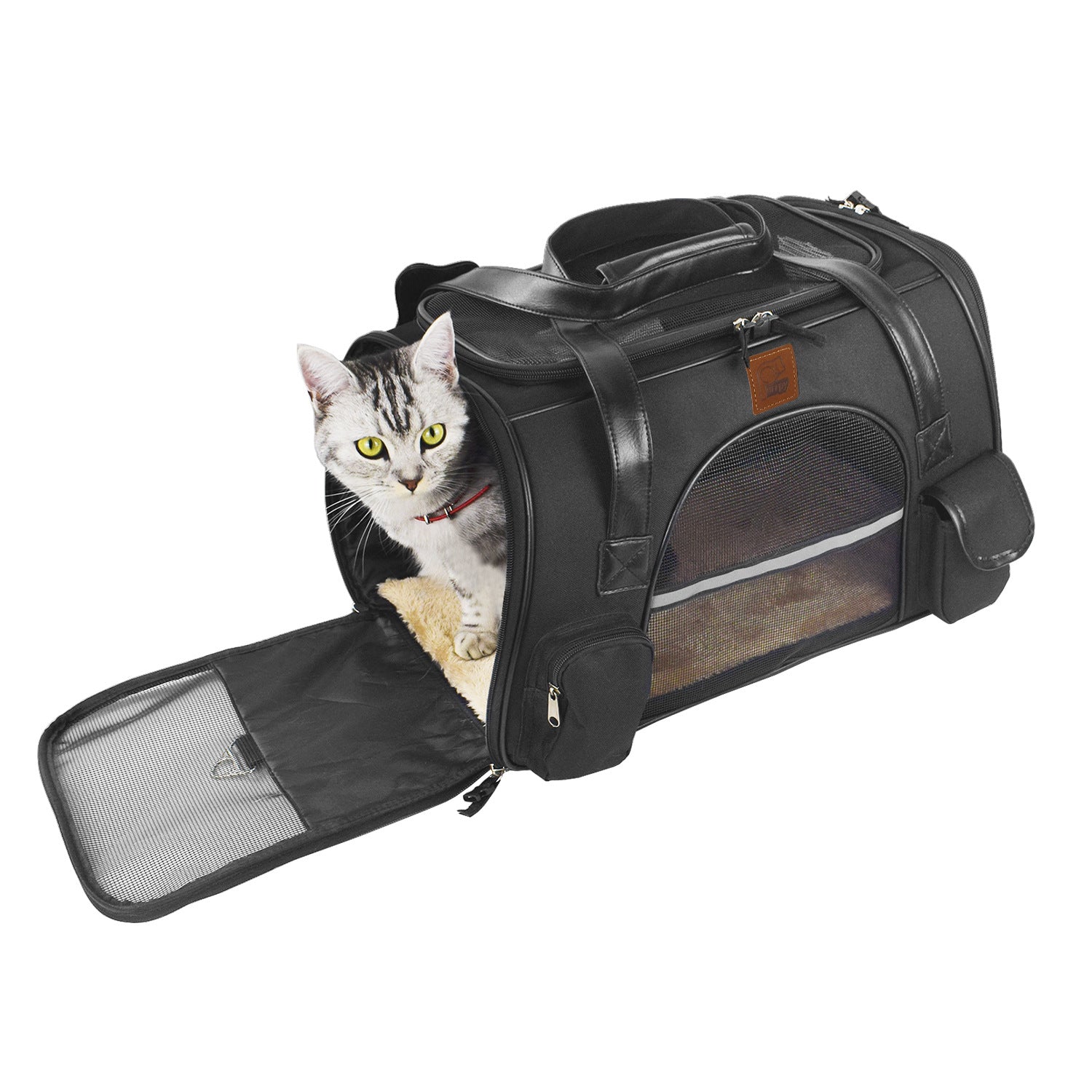 Purrpy Spot Pet Bag Gulu Pet Backpack Amazon Portable Dog Bag Oxford Cloth Breathable Cat Bag Wholesale