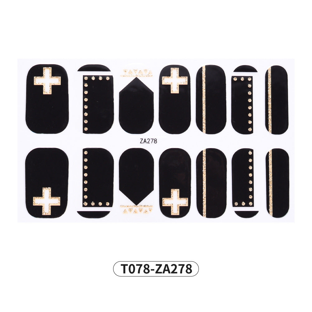 Manicure Halloween theme stickers 12pcs/pack party prom skull 3d funny nail stickers with adhesive