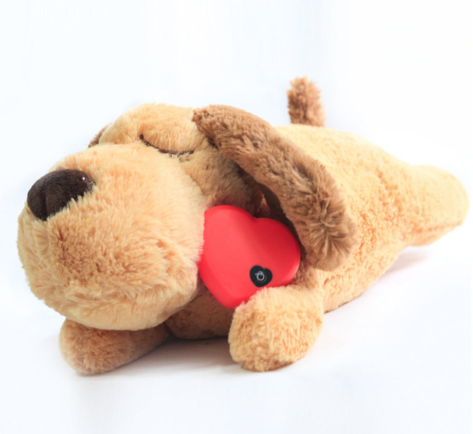 Amazon's explosive pet plush heartbeat doll Anxiety companion toy Interactive toy