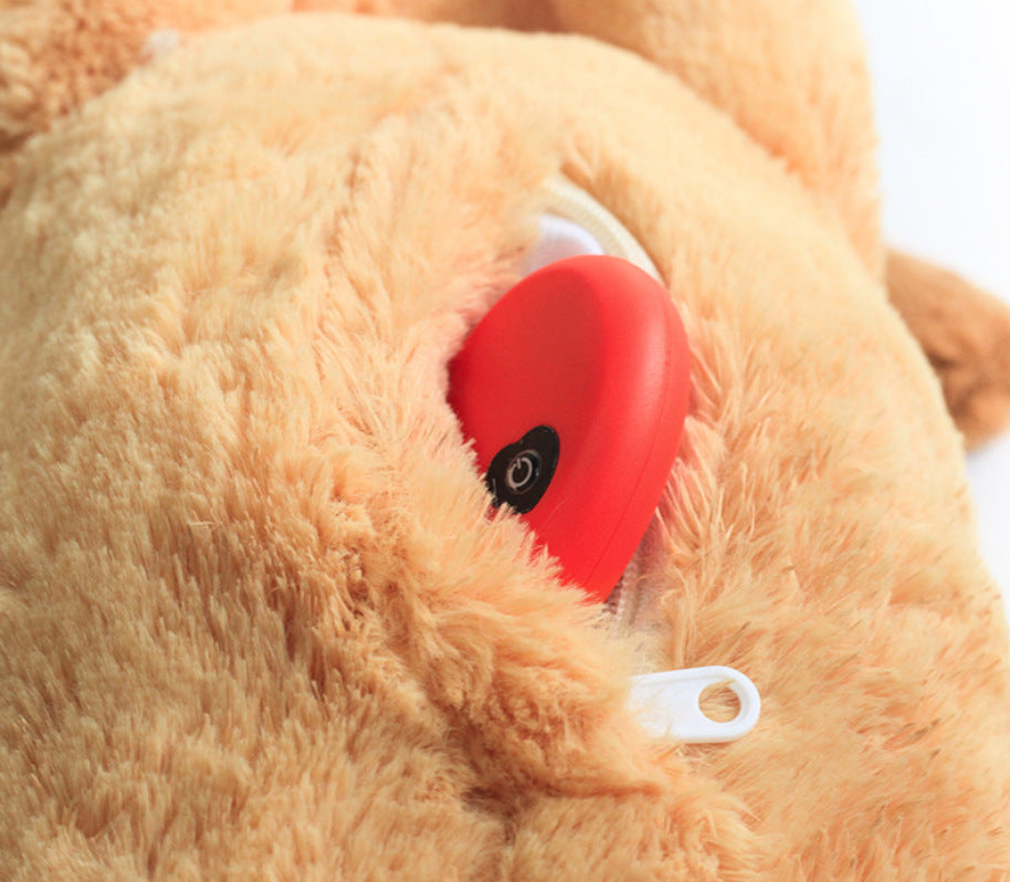 Amazon's explosive pet plush heartbeat doll Anxiety companion toy Interactive toy