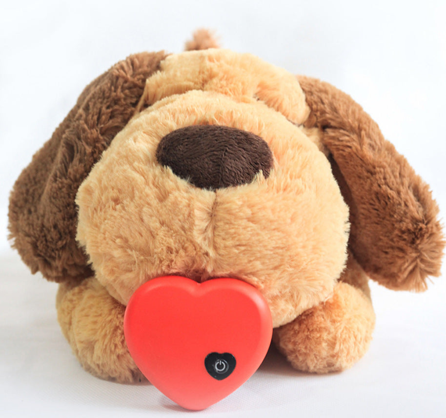 Amazon's explosive pet plush heartbeat doll Anxiety companion toy Interactive toy