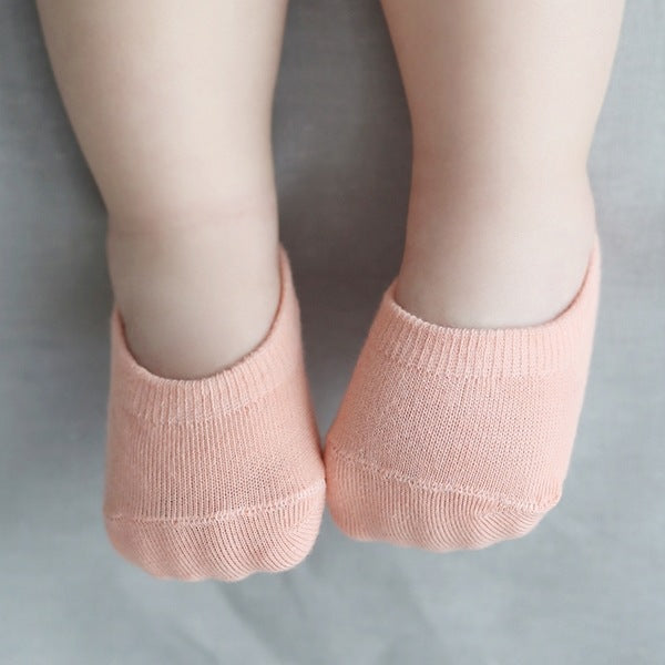 Children's socks solid color floor socks manufacturers wholesale summer new children's baby invisible socks baby silicone non-slip