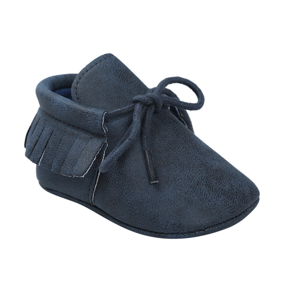 Same style for Xiaoqi! Multicolor leather texture soft bottom tassel toddler shoes baby shoes spring and autumn 1006