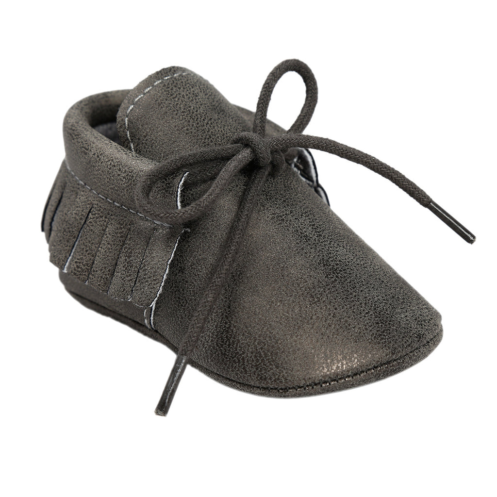 Same style for Xiaoqi! Multicolor leather texture soft bottom tassel toddler shoes baby shoes spring and autumn 1006