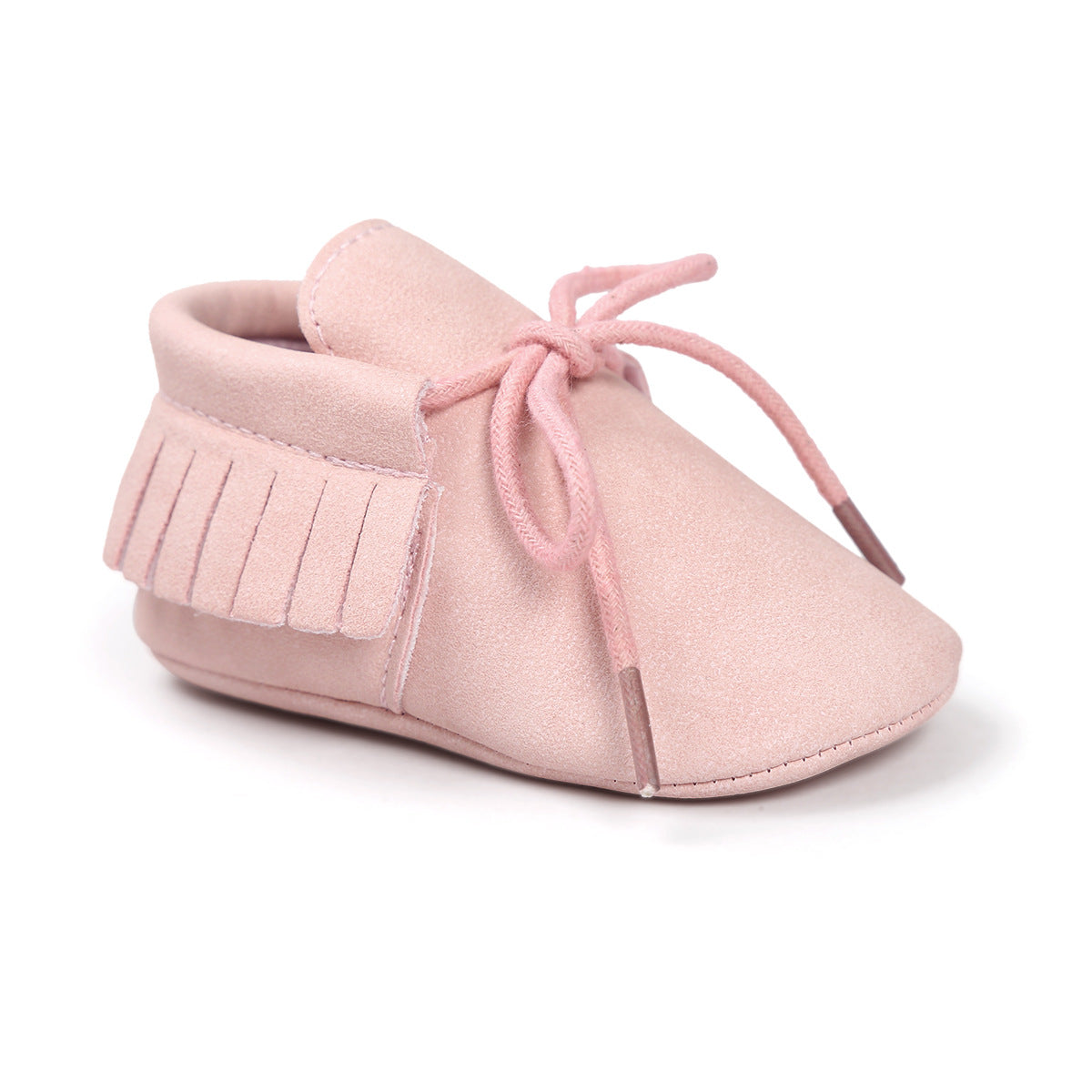 Same style for Xiaoqi! Multicolor leather texture soft bottom tassel toddler shoes baby shoes spring and autumn 1006
