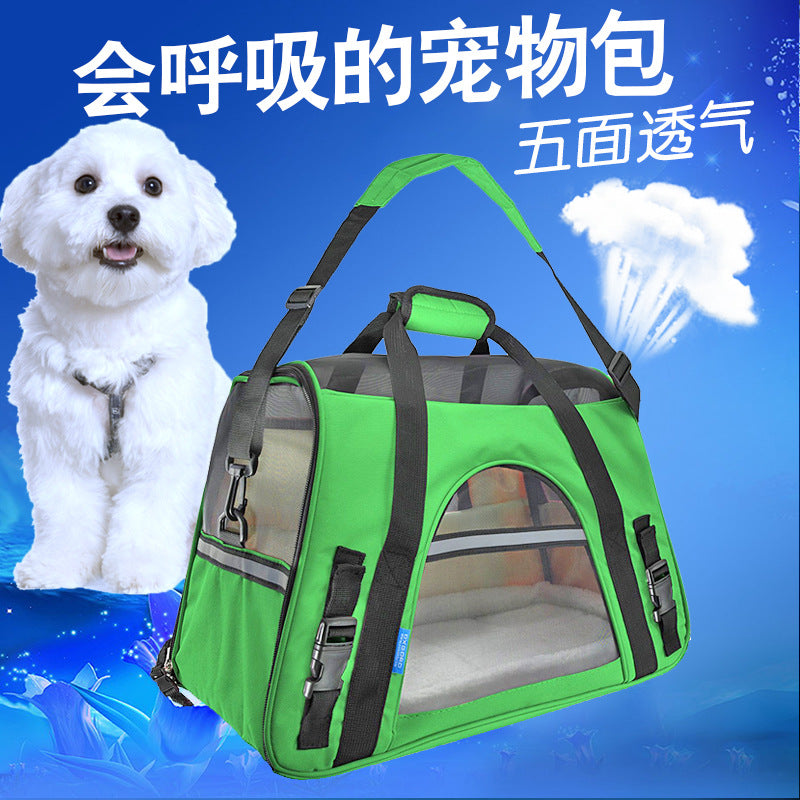 Pet bag cat dog rabbit pet backpack teddy poodle outing portable bag dog cage cat portable pet travel bag