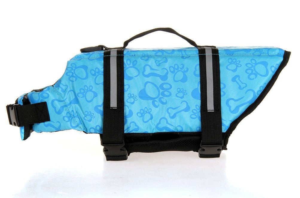 New European and American pet swimsuits, pet life jackets, Amazon hot-selling dog safety clothes, large dog swimming clothes