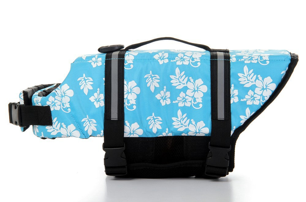 New European and American pet swimsuits, pet life jackets, Amazon hot-selling dog safety clothes, large dog swimming clothes