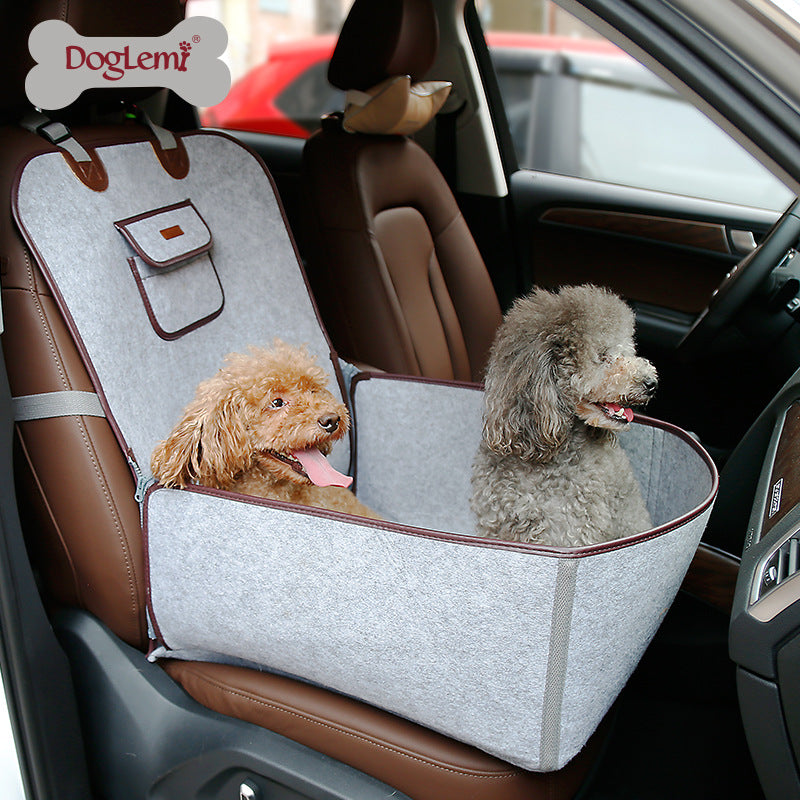 Factory direct sale pet car mat dog American retro co-pilot car mat car dog seat cushion single parking space