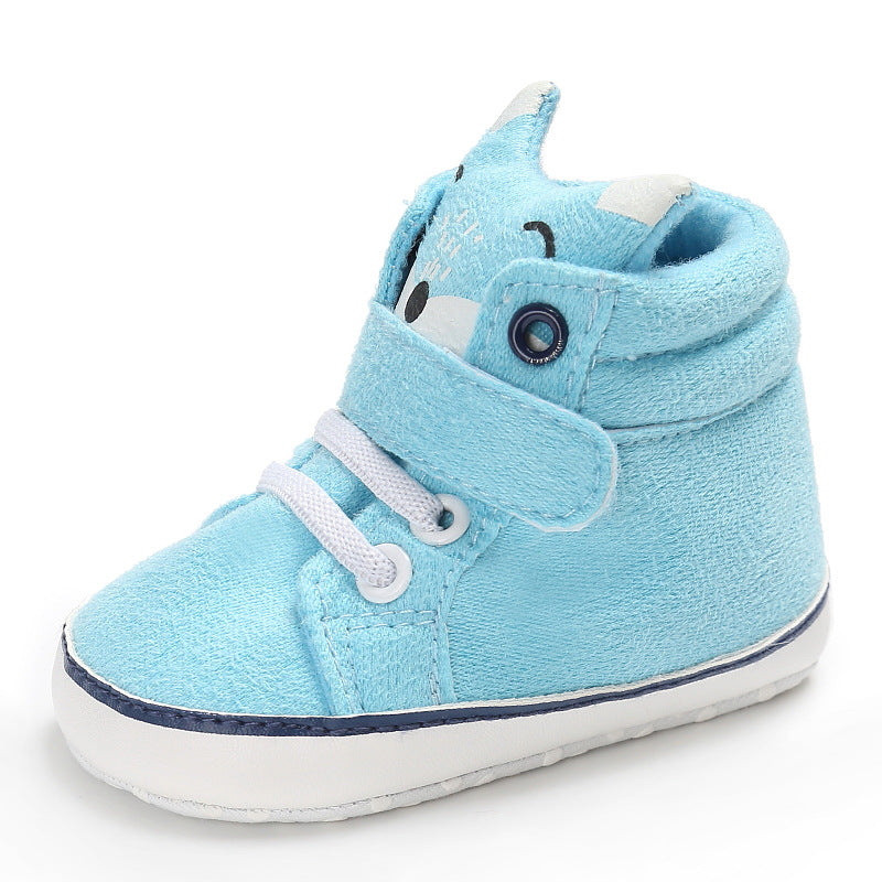 Baby shoes toddler shoes spring autumn winter fox style 0-1 year old boys and girls soft sole shoes one piece drop shipping