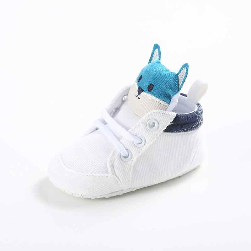 Baby shoes toddler shoes spring autumn winter fox style 0-1 year old boys and girls soft sole shoes one piece drop shipping