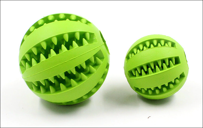 Watermelon Leaking Ball Pet Dog Toy Dog Food Rubber Leaker Rubber Teeth Cleaning Ball Wholesale