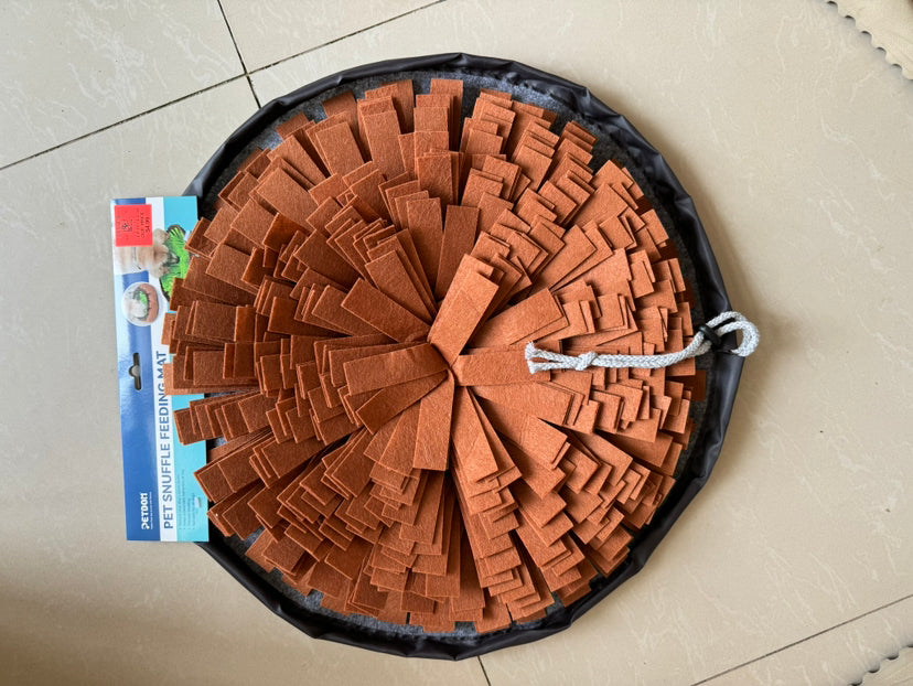 Amazon Felt Pet Sniffing Mat Dog Foraging Bowl Pet Bite Resistant Training Mat Pet Toy Sniffing Mat