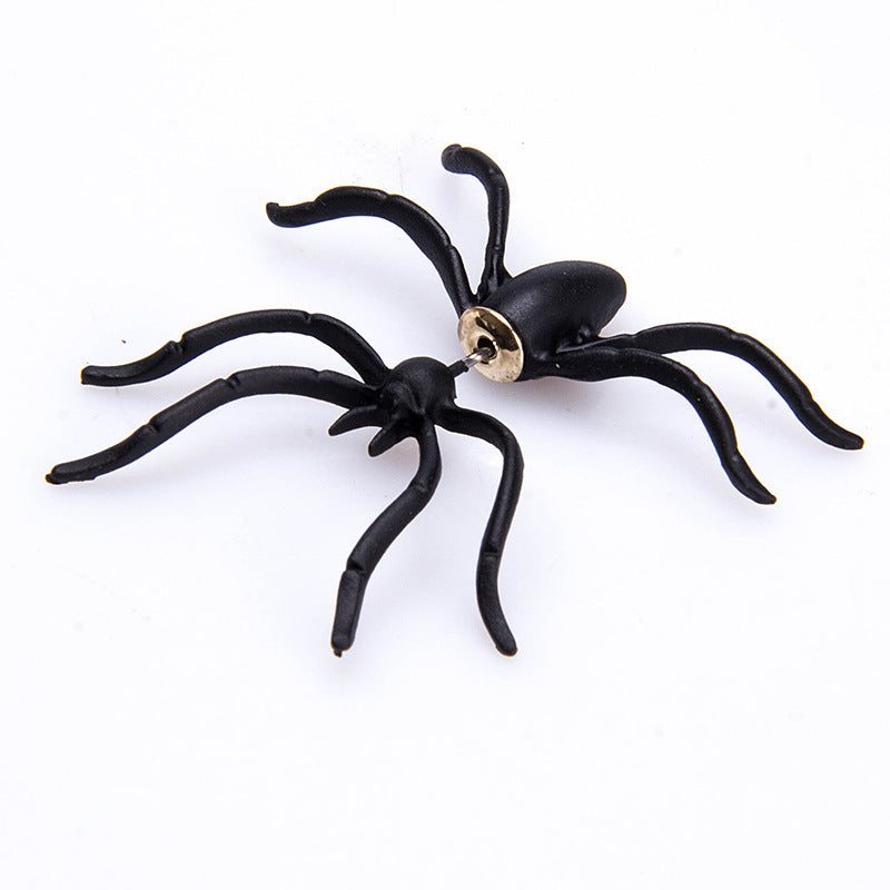 Summer new European and American fashion personality animal earrings alternative exaggerated Halloween funny spider earrings earrings for women