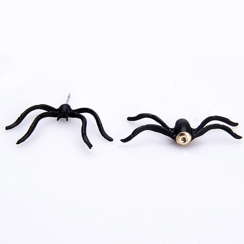 Summer new European and American fashion personality animal earrings alternative exaggerated Halloween funny spider earrings earrings for women