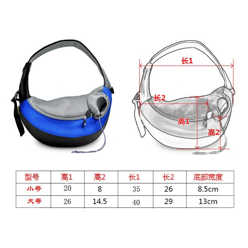 Pet supplies wholesale portable pet bag out shoulder bag pet cat and dog travel crossbody bag