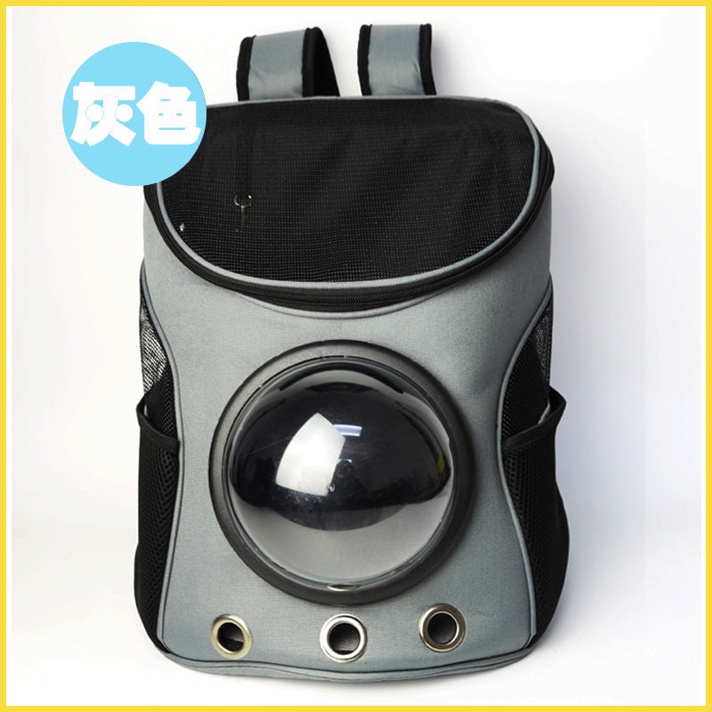 Spot direct selling pet backpack going out portable space capsule cat cage cat backpack cat bag chest bag dog bag
