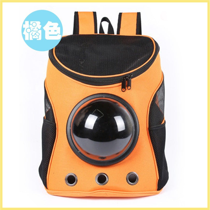 Spot direct selling pet backpack going out portable space capsule cat cage cat backpack cat bag chest bag dog bag