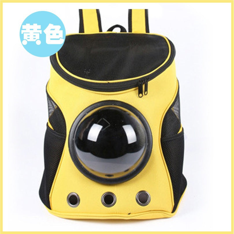 Spot direct selling pet backpack going out portable space capsule cat cage cat backpack cat bag chest bag dog bag
