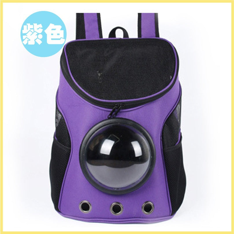 Spot direct selling pet backpack going out portable space capsule cat cage cat backpack cat bag chest bag dog bag