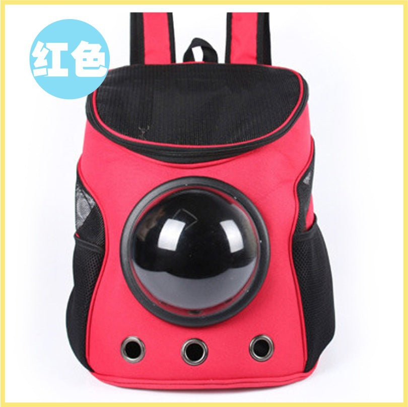 Spot direct selling pet backpack going out portable space capsule cat cage cat backpack cat bag chest bag dog bag