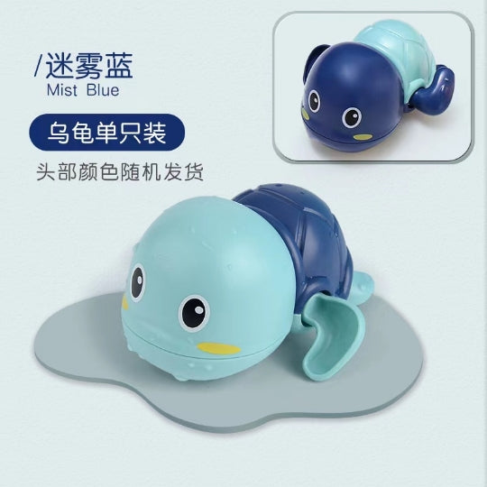Little Yellow Duck Little Dolphin Playing Water Baby Bath Toys Bathroom Baby Children Bathing Swimming Tiktok Toys