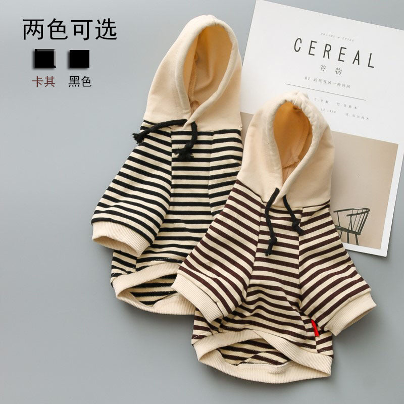 Amazon pet clothes spring and autumn new terry cotton pet parent-child clothes Teddy French bulldog cat dog clothes