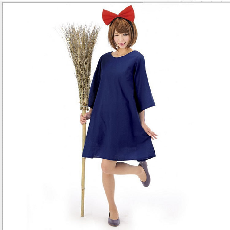 Special offer Witch's Delivery Service Kiki cosplay Hayao Miyazaki Little Witch Dress Halloween costume Kiki Anime